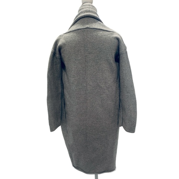 Aritzia Chunky Wool Knit Cardigan in Gray Size XXS - Picture 3 of 5